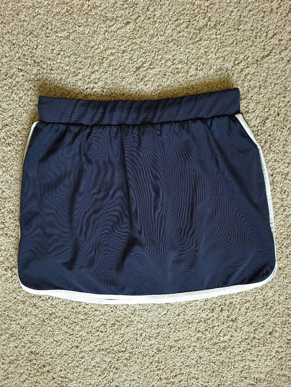 Varley Archer Mid Rise Pull On Athletic Skort 13.5 Navy Blue Nights Size Small - Picture 10 of 14